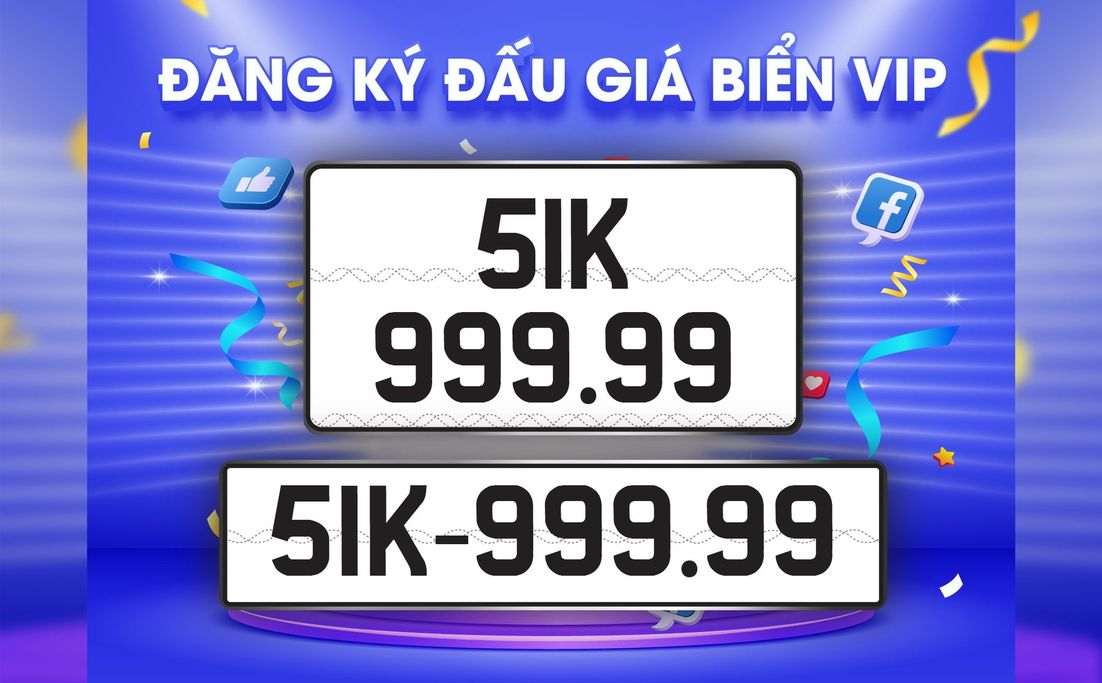 Biển Số 51L-999.99 Siêu Biển Số Gây Sốt Trong Phiên Đấu Giá Biển Số Xe Đẹp 11/07/2025
