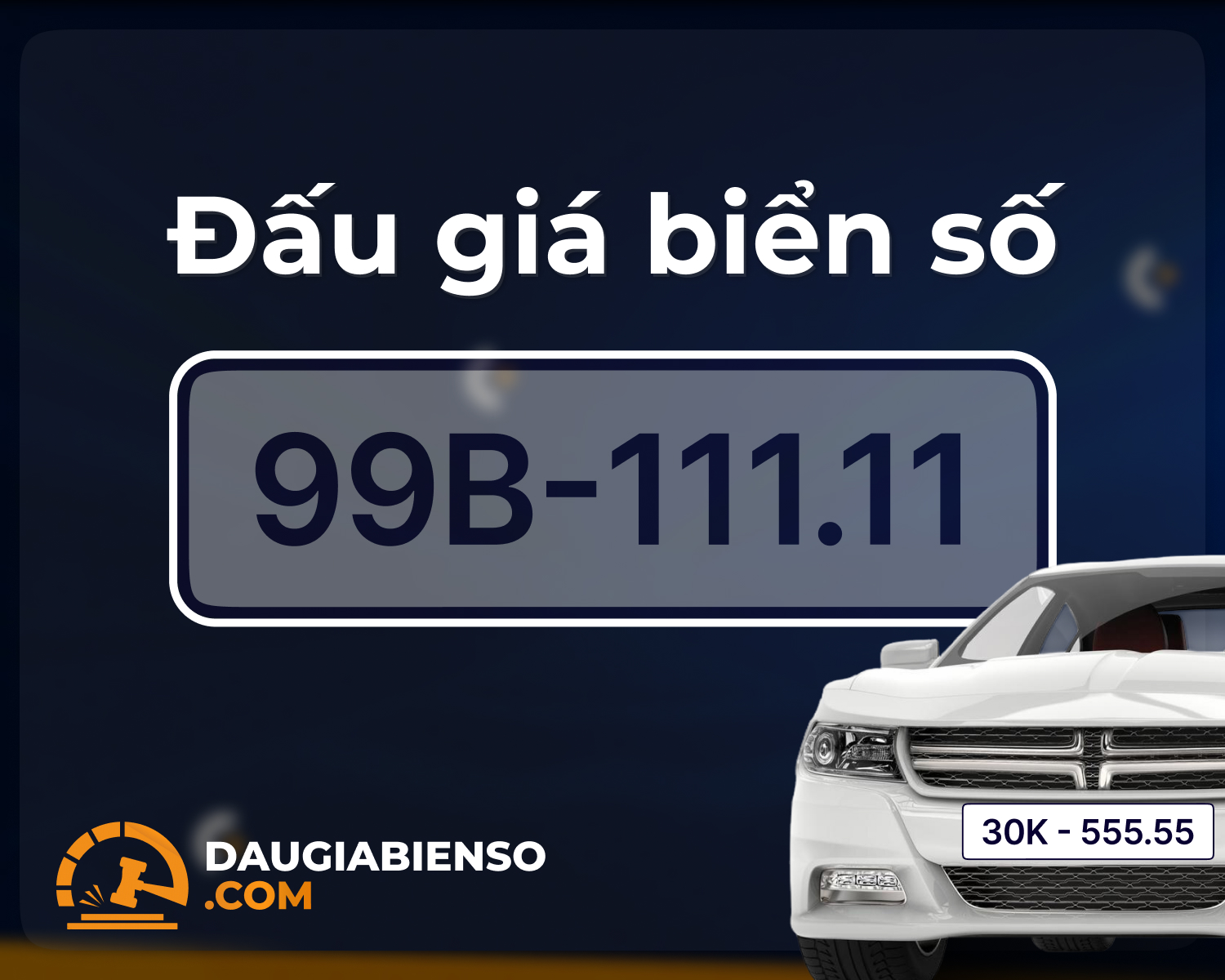 Biển số 99B-111.11: Giá trị biểu tượng tại phiên đấu giá Bắc Ninh ngày 17/09/2025