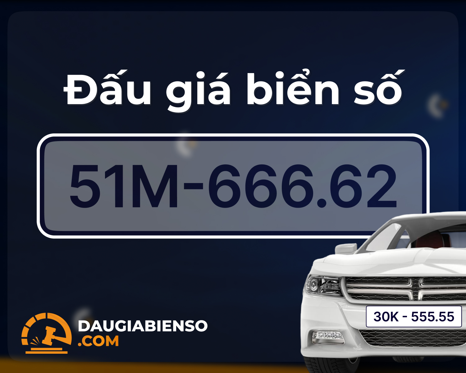 Biển số 51M‑666.62 trúng đấu giá tại Thành phố Hồ Chí Minh: Sự kết hợp hài hòa giữa âm – dương và đầu tư có chiều sâu