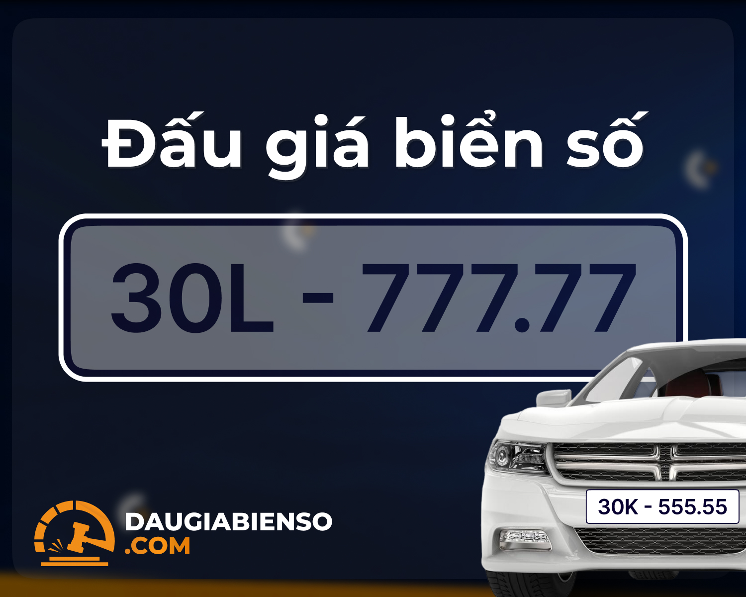 Phân tích biển số ô tô 30L-777.77 trúng đấu giá tại Hà Nội